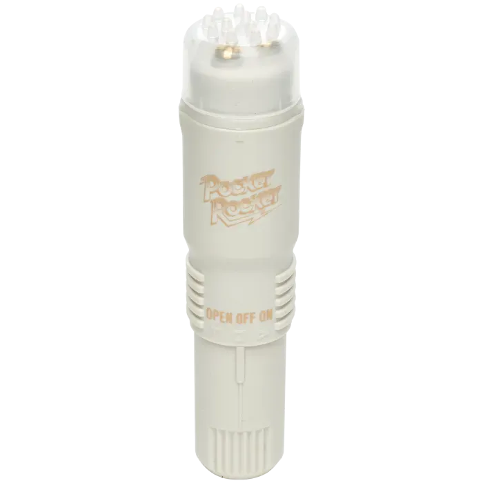 The Classics Pocket Rocket Original minivibrator wit geribbeld kapje