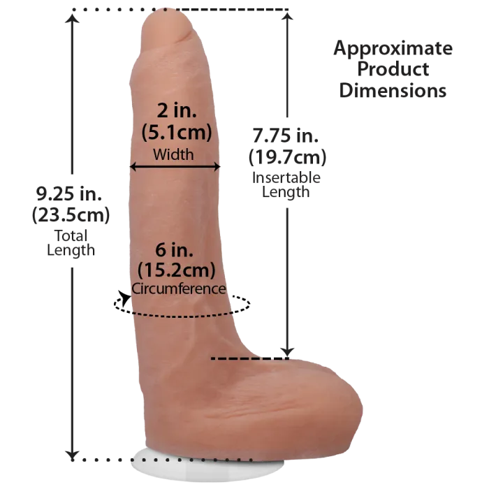 The Classics Signature Cocks Owen Gray dildo 9 inch met zuignap