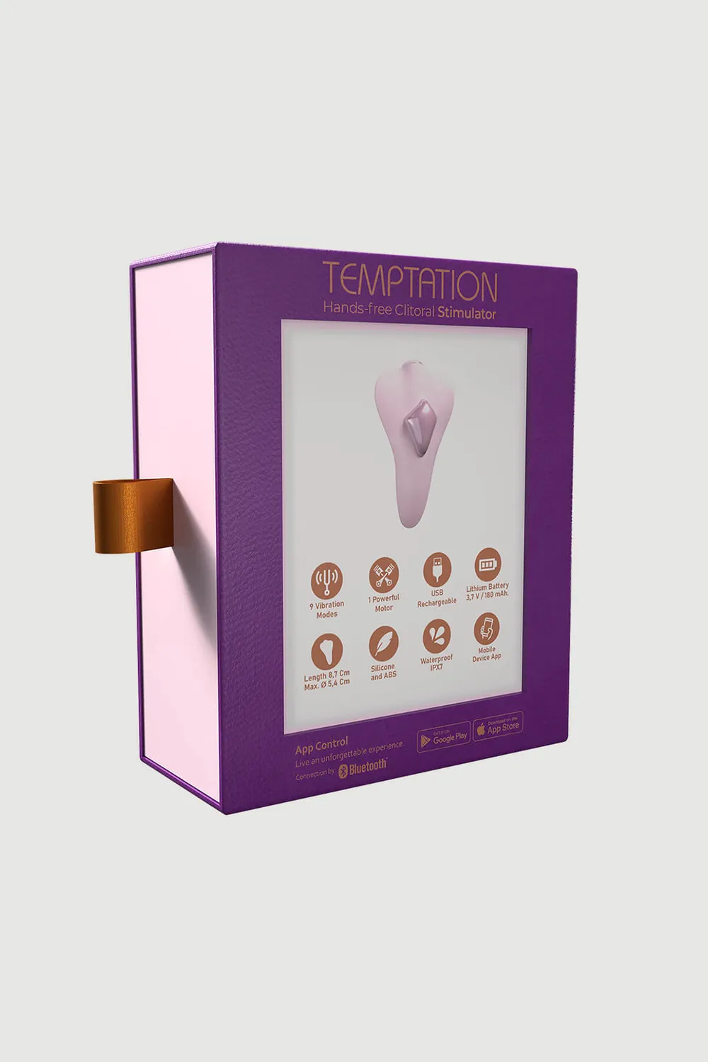 Adrien Lastic Temptation clitorisvibrator met app magneet