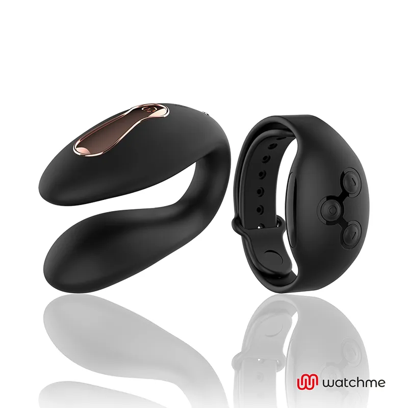 Anne's Desire WatchMe Dual Pleasure vibrator zwart dubbel