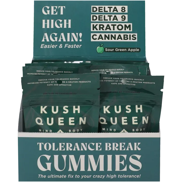 The Classics Kush Queen Tolerance Break gummies apple