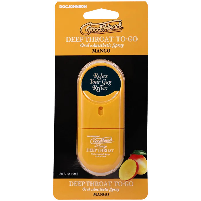 GoodHead Deep Throat Spray Mango 9 ml verdovend