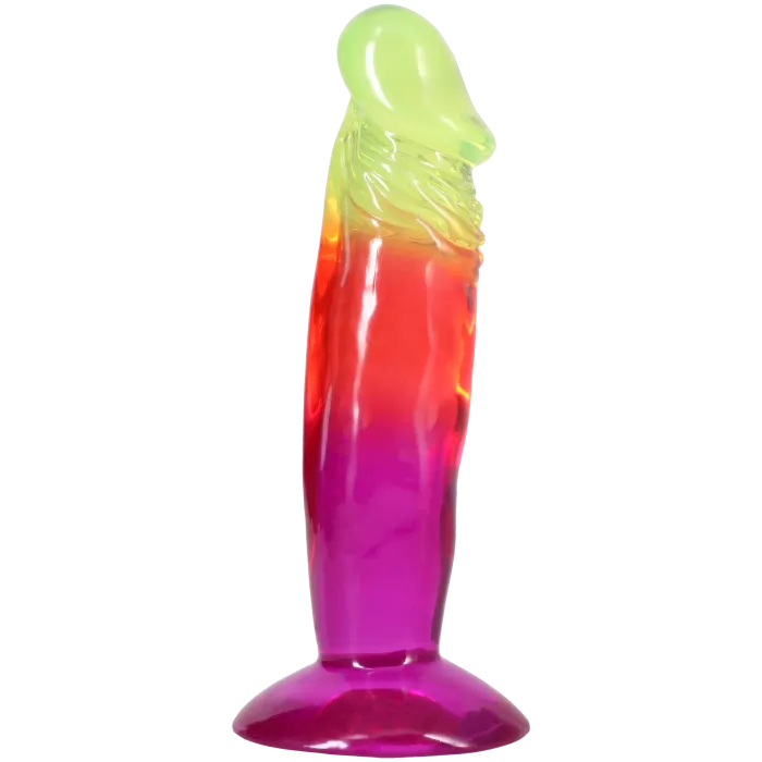 The Classics Crystal Jellies dildo 6,5 inch rainbow