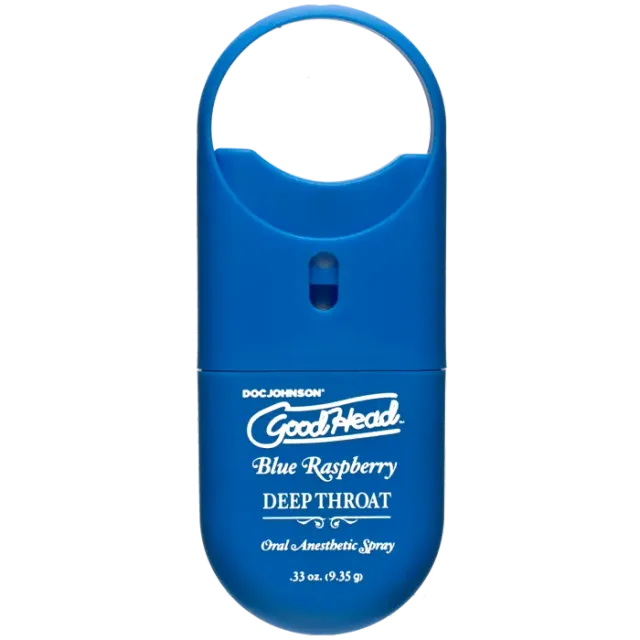 The Classics GoodHead Deep Throat spray blue raspberry 9 ml