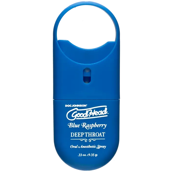 The Classics GoodHead Deep Throat spray blue raspberry 9 ml