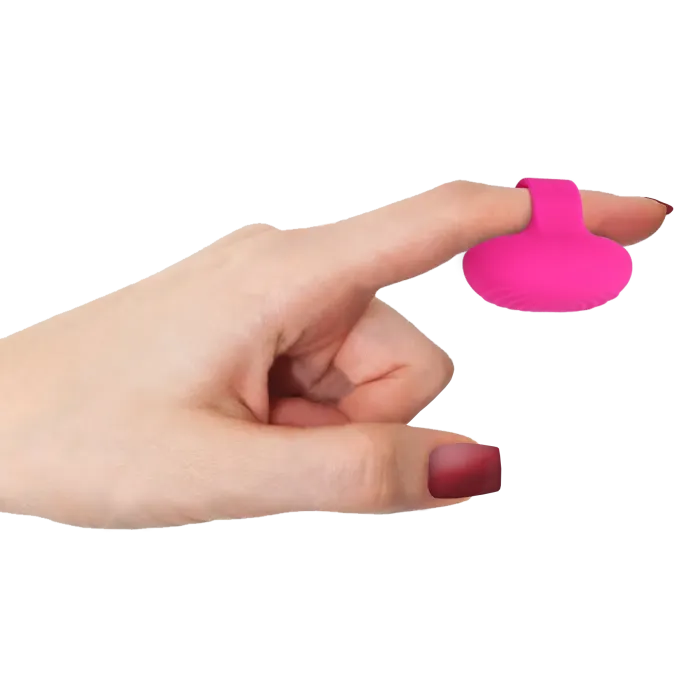 The Classics Finger Vibe In a Bag vingervibrator roze silicone
