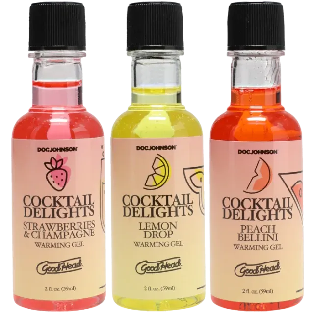 GoodHead Cocktail Delights glijgel 3-pack verwarmend