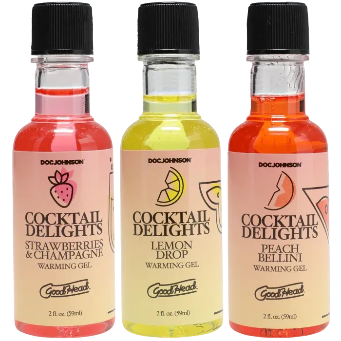 GoodHead Cocktail Delights glijgel 3-pack verwarmend