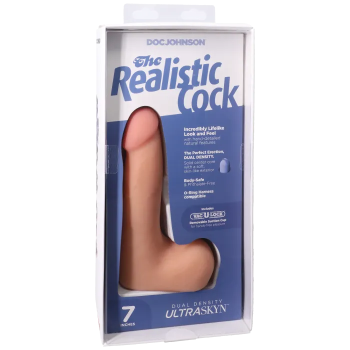 The Classics Realistic Cock 7 Inch dildo vanilla ULTRASKYN
