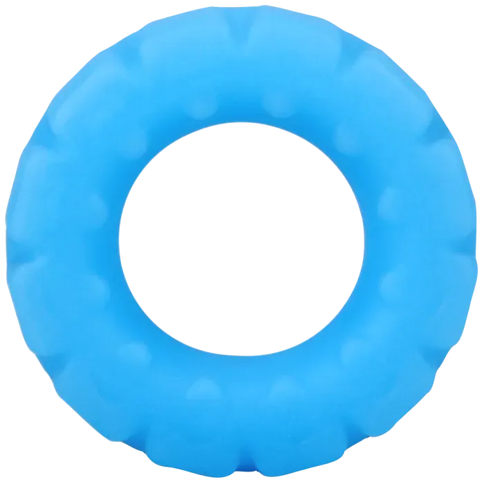 The Classics Rock Solid The Tire cockring blauw glow silicone