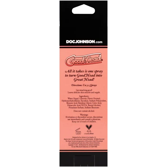 GoodHead Juicy Head mondspray Peach Bellini 59ml perzik