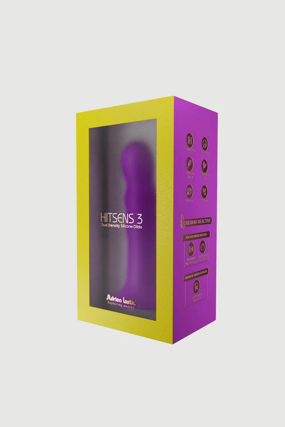 Adrien Lastic Hitsens 3 dildo Silexpan 18,2 cm geribbeld