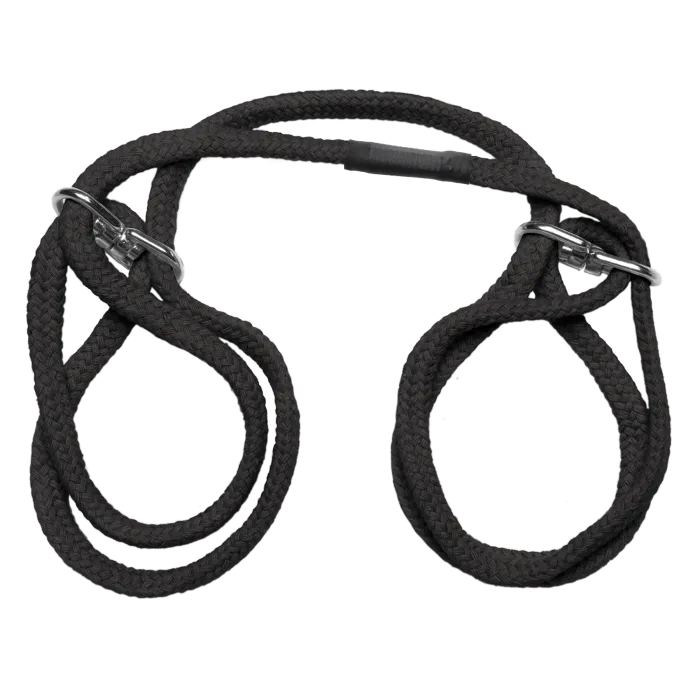 The Classics Japanese Style Bondage enkel- en polsboeien rood katoen