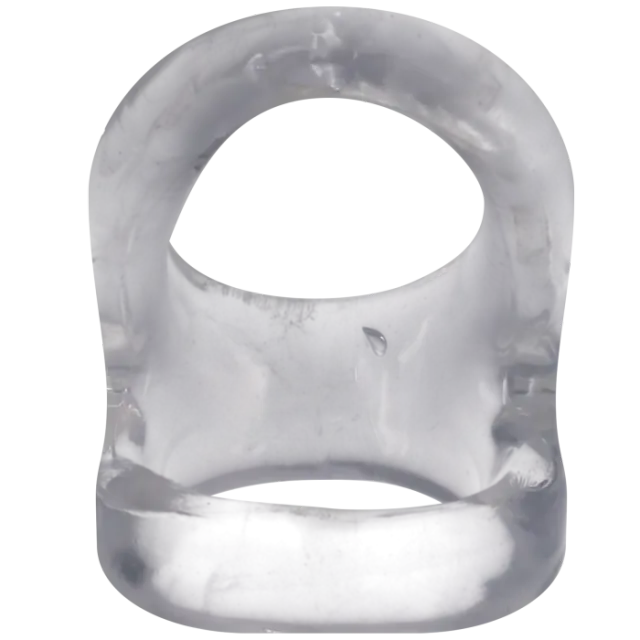 Rock Solid The Hoist cockring clear dubbel TPE stretch