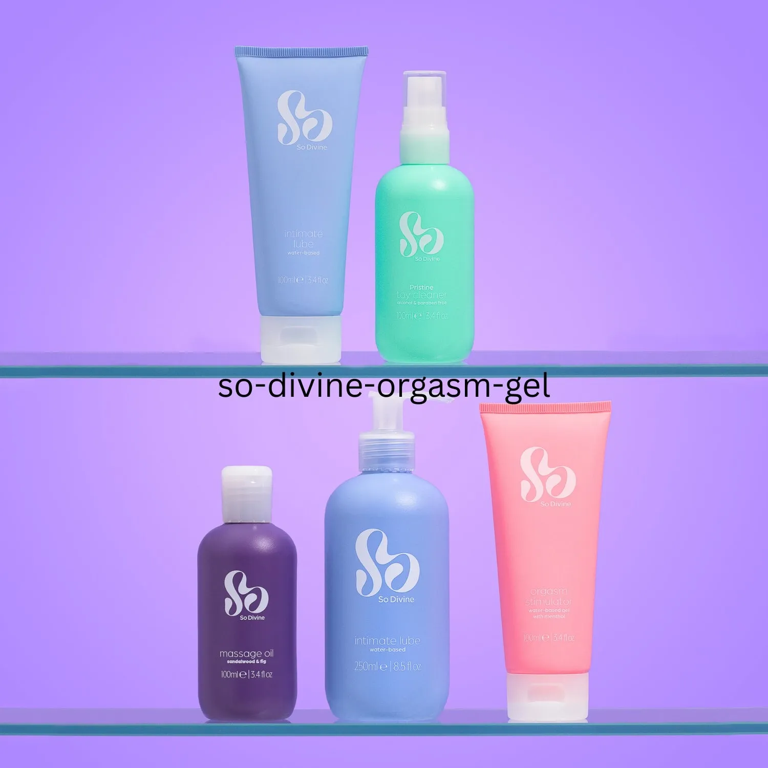 So Divine orgasmegel stimulerende gel tintelend