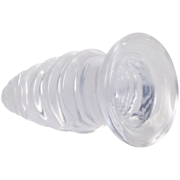 The Classics Crystal Jellies Anal Twist anale dildo 7 inch clear