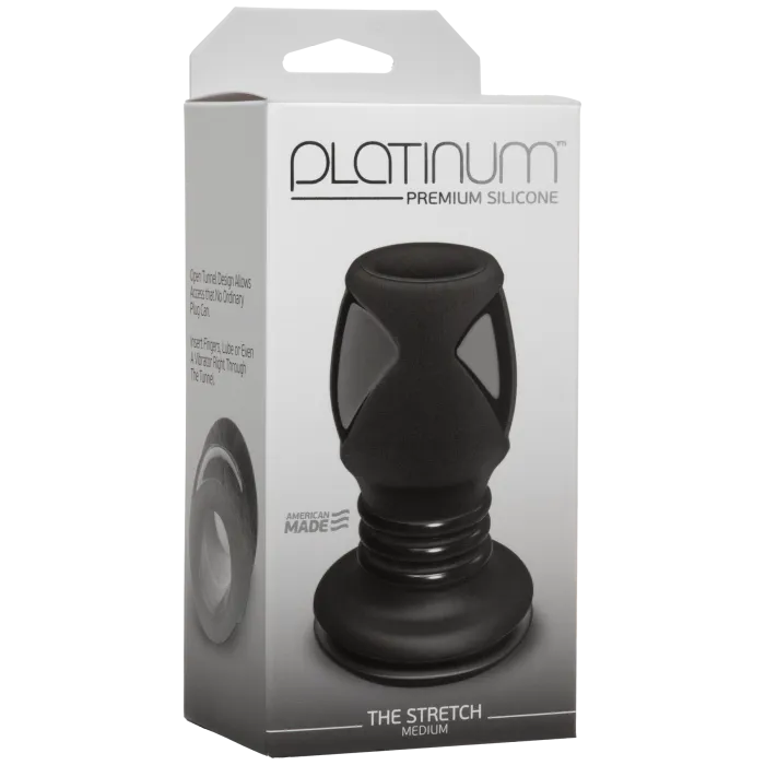The Classics Platinum Premium Silicone Stretch tunnelplug medium