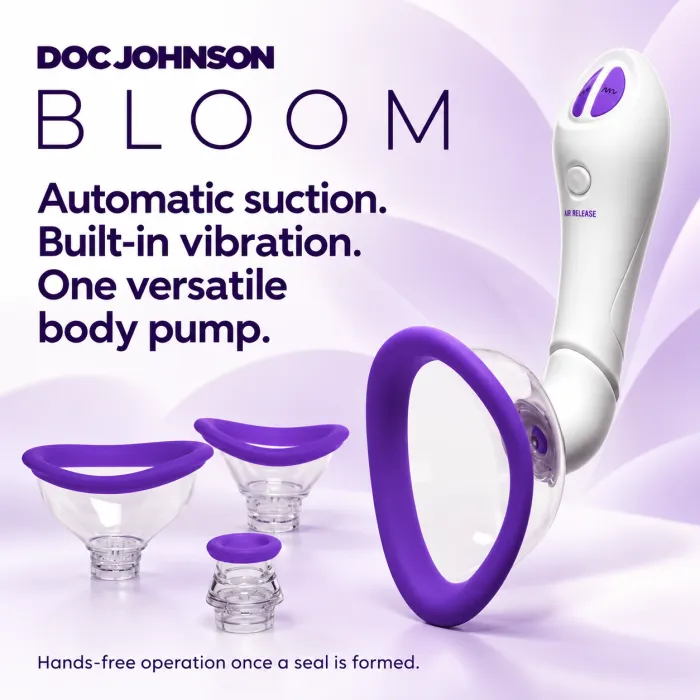 The Classics Bloom Intimate Body Pump vibrerende pomp paars
