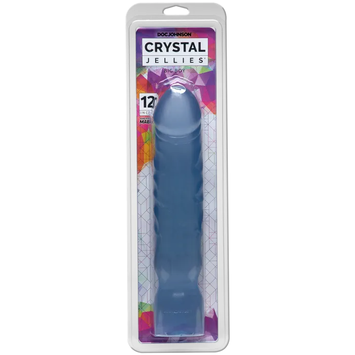 The Classics Crystal Jellies Big Boy dildo 12 inch roze