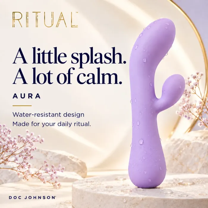 The Classics Ritual Aura rabbit vibrator lila 10 standen