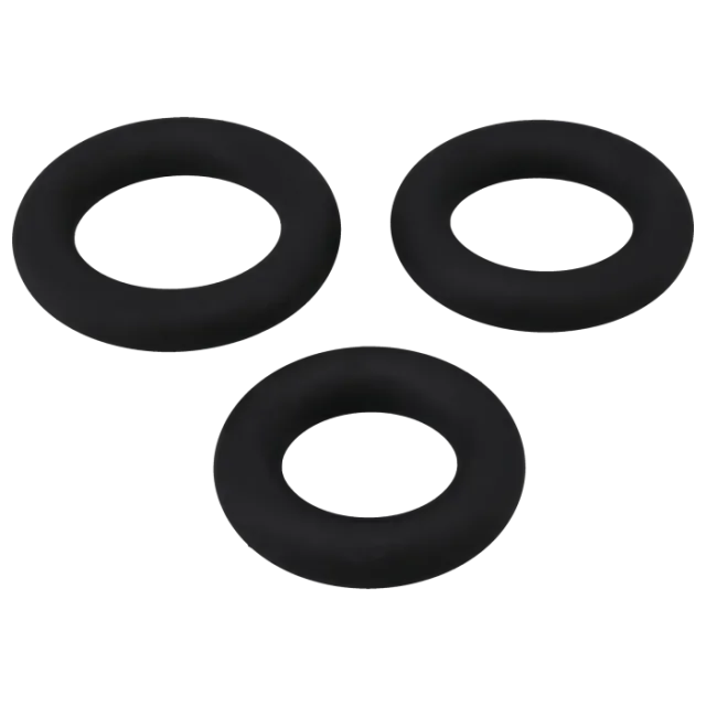 The Classics TitanMen Cushioned C-Ring cockring set 3 stuks