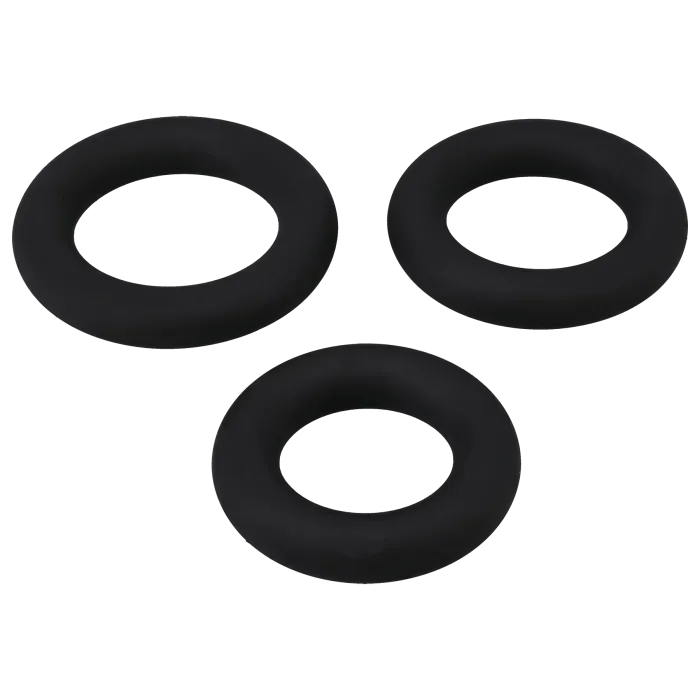 The Classics TitanMen Cushioned C-Ring cockring set 3 stuks
