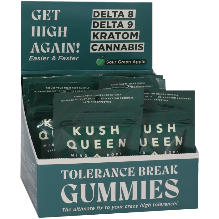 The Classics Kush Queen Tolerance Break gummies apple