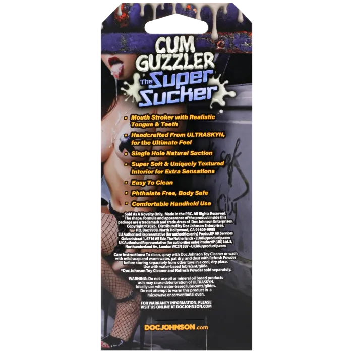 Doc Johnson Super Sucker Cum Guzzler masturbator vanilla