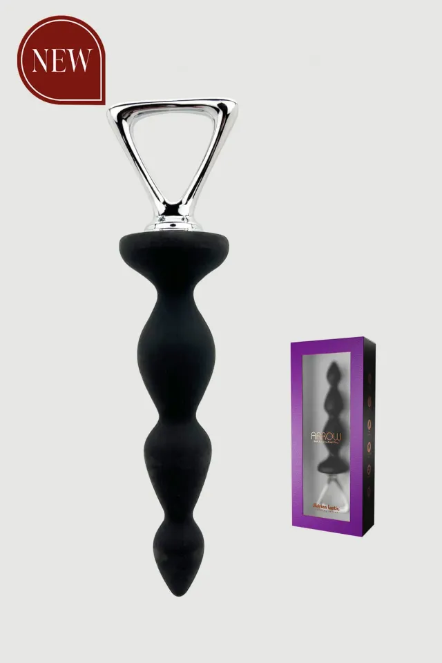 Adrien Lastic Arrow Black dildo siliconen waterdicht