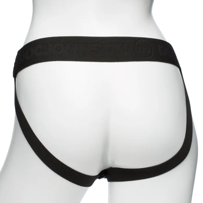 Body Extensions BE Strong voorbindset 19 cm silicone zwart