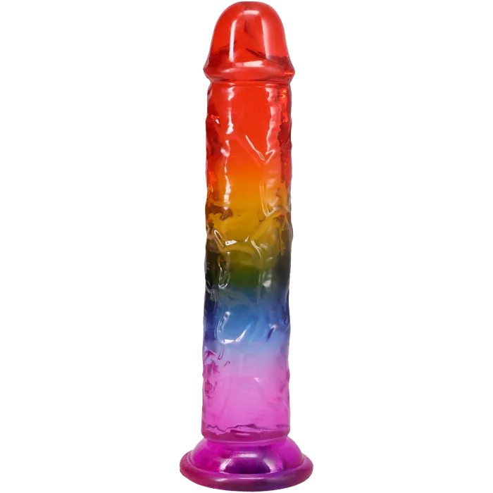 The Classics Crystal Jellies dong 8,5 inch rainbow