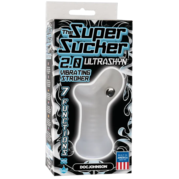 Super Sucker 2.0 vibrerende masturbator ULTRASKYN Frost