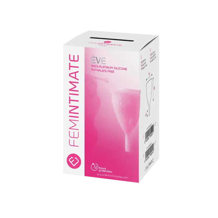 Femintimate Eve menstruatiecup L roze silicone