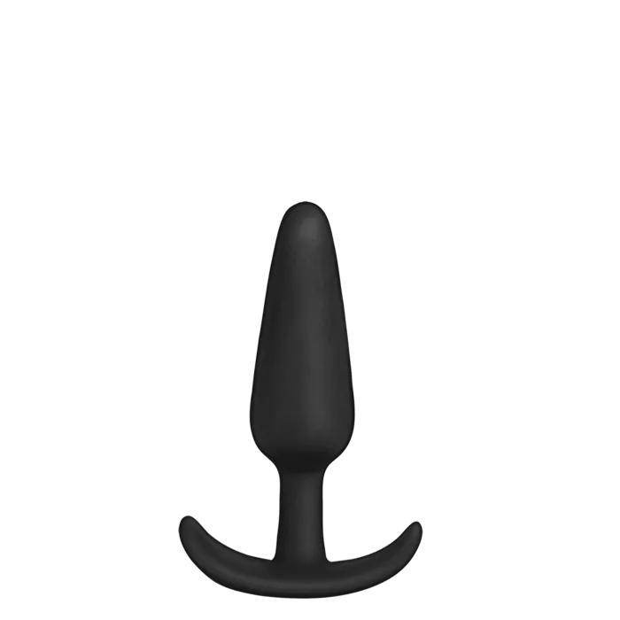 The Classics Anal Trainer butt plug set 3 stuks zwart siliconen
