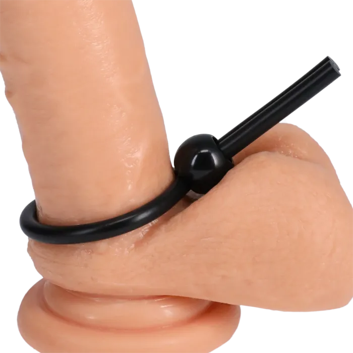 ROCK SOLID Lasso Single Lock Penisring Zwart verstelbaar