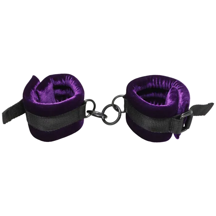 The Classics Merci Velvet enkelboeien violet-zwart fluweel