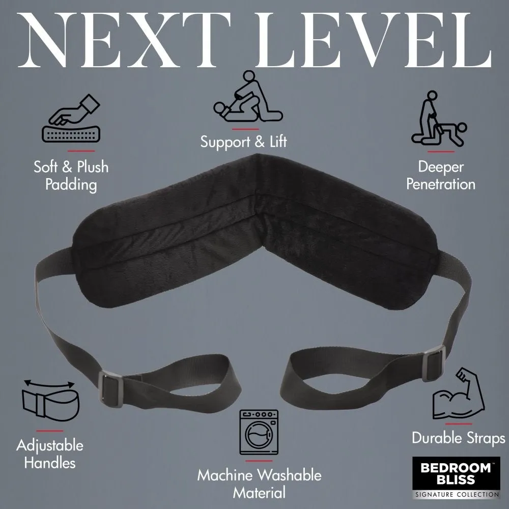 Bedroom Bliss Lover's Doggy Style Strap standjesband zwart verstelbaar