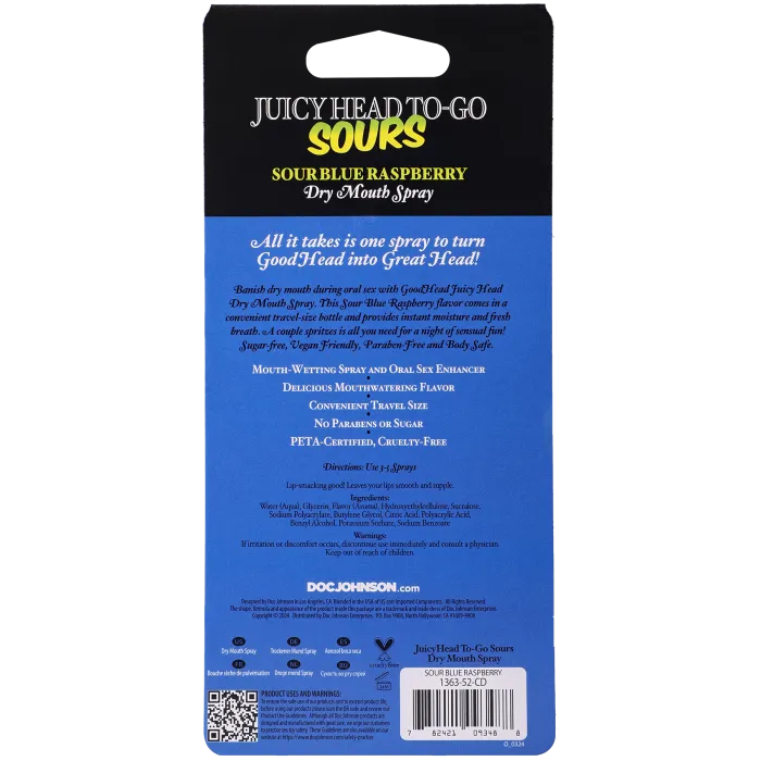 The Classics GoodHead Juicy Head mondspray sour blue raspberry