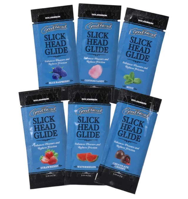 GoodHead Slick Head glijmiddel 6-pack 6 smaken proefset
