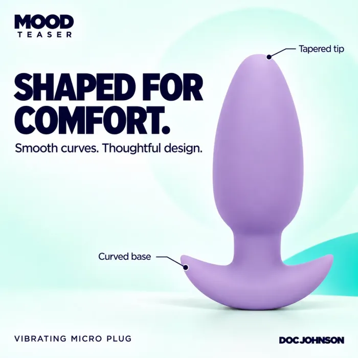Mood Teaser vibrerende microplug silicone lavendel