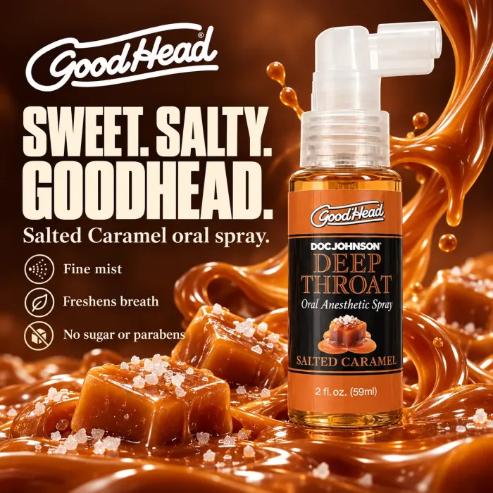 GoodHead Deep Throat spray salted caramel 59 ml