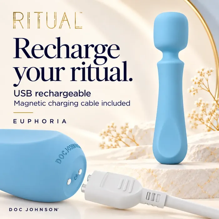 The Classics Ritual Euphoria Wand Vibrator 10 standen