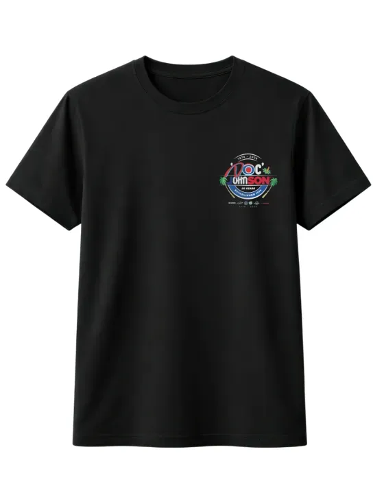 Doc Johnson 50th Anniversary T-shirt zwart katoen