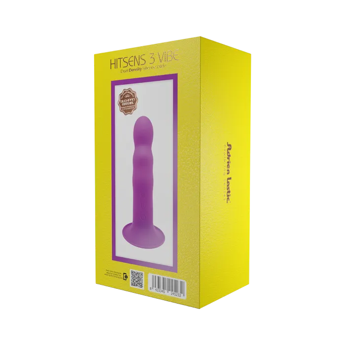 Adrien Lastic Hitsens 3 Vibe dildo paars 7 inch silicone
