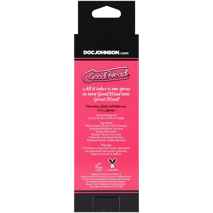 GoodHead Juicy Head Sours mondspray Sour Strawberry 59ml
