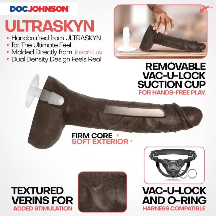 The Classics Signature Cocks Jason Luv dildo 25cm zuignap