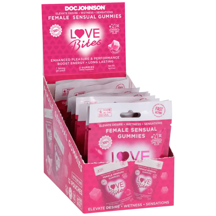 The Classics Love Bites gummy aardbei 1 stuk voor haar