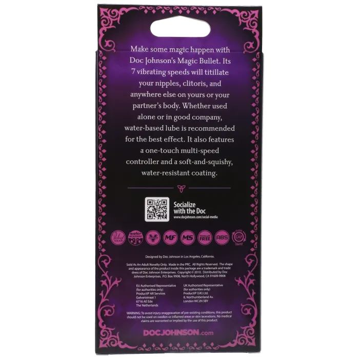 The Classics Black Magic Bullet vibrator zwart 7 standen