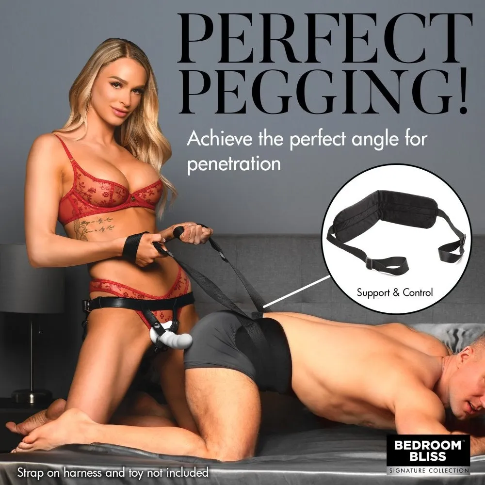 Bedroom Bliss Lover's Doggy Style Strap standjesband zwart verstelbaar