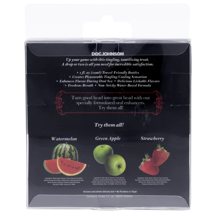 The Classics GoodHead Tingle Drops orale gel 3-pack fruit